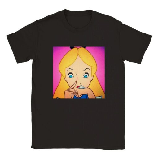 Cocaine And Cocaine Accessories T-Shirt Alice In Wonderland