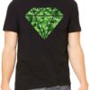 Diamond Weed T-Shirt Leaf Diamond Marijuana Funny