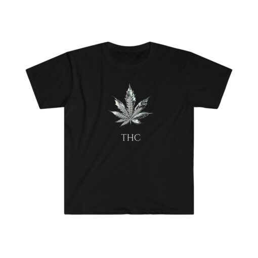 Diamond Weed T-Shirt THC Weed Diamond Encrusted Marijuana