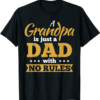 No Mo Rules T-Shirt A Grandpa Is Just A Dad With No Rules