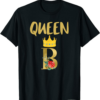 Queen B T-Shirt Diva Floral Crown Bee Lover Cute Trendy