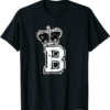 Queen B T-Shirt Letter B And Crown Bee Lover Diva Floral