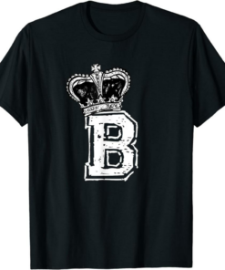 Queen B T-Shirt Letter B And Crown Bee Lover Diva Floral