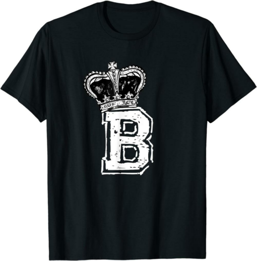 Queen B T-Shirt Letter B And Crown Bee Lover Diva Floral