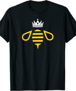 Queen B T-Shirt Queen Bee With A Crown And Bumblebee