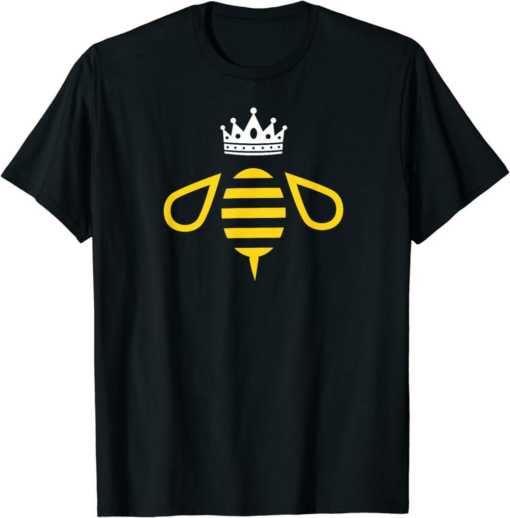 Queen B T-Shirt Queen Bee With A Crown And Bumblebee