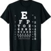 Send Nudes T-Shirt Snellen Chart Hidden Message Funny