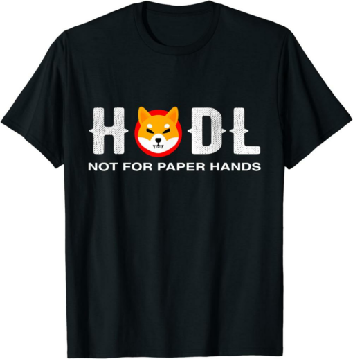 Shiba Inu T-Shirt Hodl To The Moon Funny Crypto Trendy