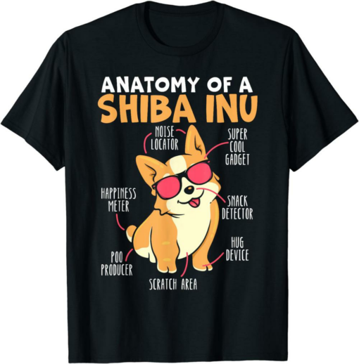 Shiba Inu T-Shirt Japanese Dog Lover Puppy Paw Love