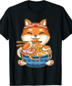 Shiba Inu T-Shirt Kawaii Cute Anime Dog Otaku Japanese
