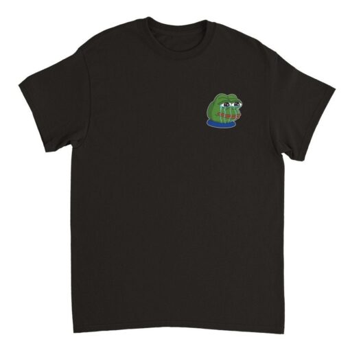 Smolpepe Embroidered T-Shirt Meme Pepe Cry Cryptocurrency