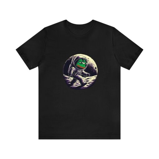 Smolpepe Embroidered T-Shirt Pepe Frog Pepecoin Walking