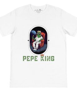 Smug Pepe T-Shirt Pepe-King Meme Coin Press Bitcoin