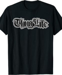 Thug Life Unicorn T-Shirt Cool Thug Sarcastic Retro Funny