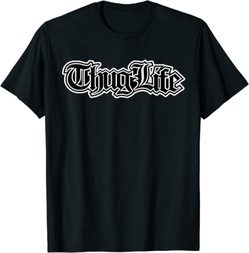 Thug Life Unicorn T-Shirt Cool Thug Sarcastic Retro Funny