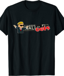 Wall Street Bets T-Shirt Classic Logo For Cultured