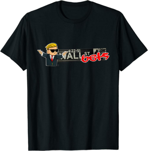 Wall Street Bets T-Shirt Classic Logo For Cultured