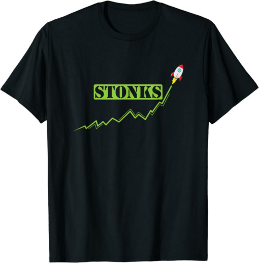 Wall Street Bets T-Shirt Stonks Vs Hedge Fund Stock Market