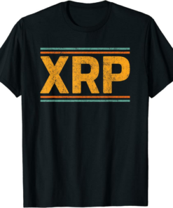 Xrp Ledger T-Shirt Xrp Cryptocurrency Vintage Retro
