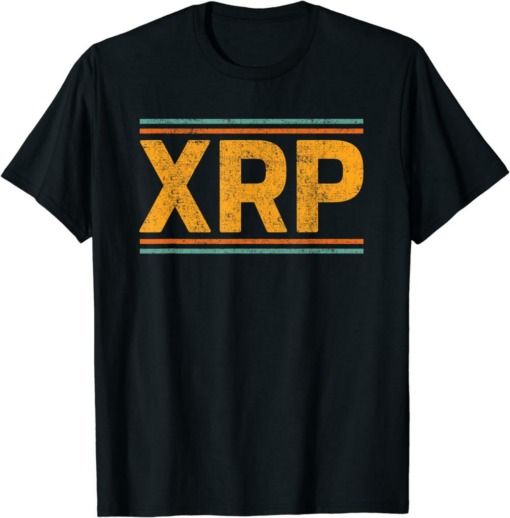 Xrp Ledger T-Shirt Xrp Cryptocurrency Vintage Retro