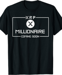 Xrp Ledger T-Shirt Xrp Millionaire Coming Soon Ripple Crypto
