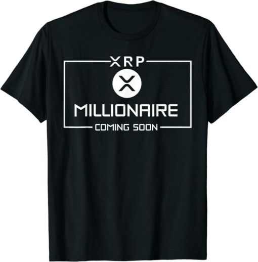 Xrp Ledger T-Shirt Xrp Millionaire Coming Soon Ripple Crypto
