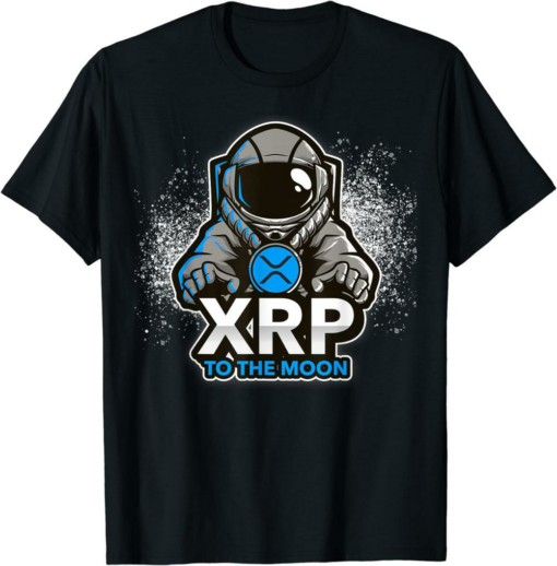 Xrp Ledger T-Shirt Xrp Ripple Cryptocurrency Binary Code