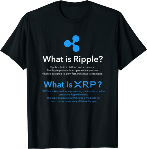 Xrp Ledger T-Shirt Xrp Ripple Definition In Crypto Defi