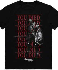 You Died T-Shirt Demon’s Souls Trendy Quote Vintage