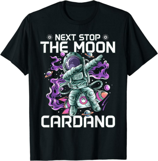 ADA Coin T-Shirt Cardano Crypto Blockchain Bullrun