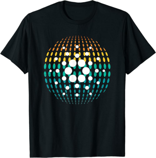 ADA Coin T-Shirt Cardano Crypto Color Sphere Cryptocurrency