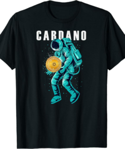 ADA Coin T-Shirt Cardano Crypto Currency To The Moon