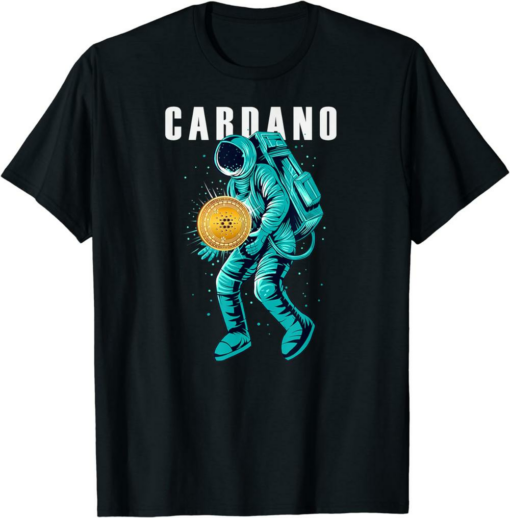 ADA Coin T-Shirt Cardano Crypto Currency To The Moon