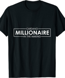 ADA Coin T-Shirt Cardano Millionaire Token Bullrun Blockchain