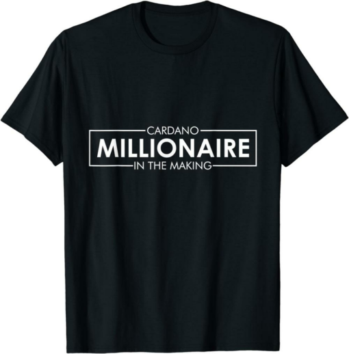 ADA Coin T-Shirt Cardano Millionaire Token Bullrun Blockchain