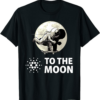 ADA Coin T-Shirt Cardano To The Moon Astronaut Crypto