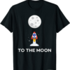 ADA Coin T-Shirt Cardano To The Moon Token Blockchain