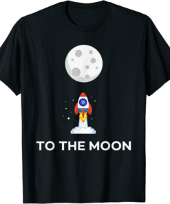 ADA Coin T-Shirt Cardano To The Moon Token Blockchain