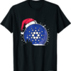 ADA Coin T-Shirt Christmas Santa Hat Cardano Hodl Crypto