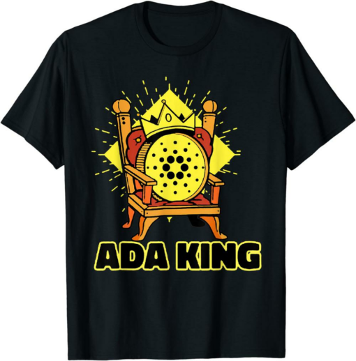 ADA Coin T-Shirt Cool Cardano Space Suite Crypto Gift