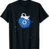 ADA Coin T-Shirt Cryptocurrency Funny Relaxed Space Man