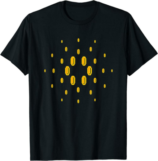 ADA Coin T-Shirt Cryptocurrency Retro Design