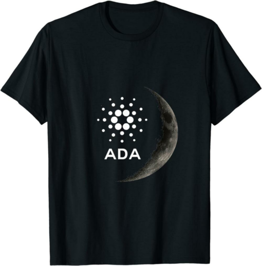ADA Coin T-Shirt To The Moon Cardano Crypto Cryptocurrency