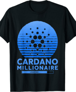 ADA Coin T-Shirt Vintage Cardano Millionaire Crypto Token