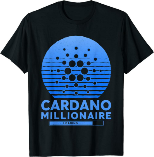 ADA Coin T-Shirt Vintage Cardano Millionaire Crypto Token