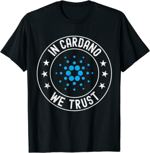 ADA Coin T-Shirt Vintage In Cardano We Trust