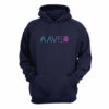 Aave (AAVE) Cryptocurrency Symbol Hooded Sweatshirt