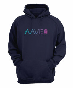 Aave (AAVE) Cryptocurrency Symbol Hooded Sweatshirt Aave (AAVE) Cryptocurrency Symbol Hooded Sweatshirt