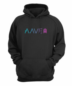 Aave (AAVE) Cryptocurrency Symbol Hooded Sweatshirt 2 Aave AAVE Cryptocurrency Symbol Hooded Sweatshirt 3