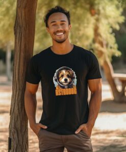 Astrodoge T-Shirt Astronaut Dog Animal Funny Dog Space